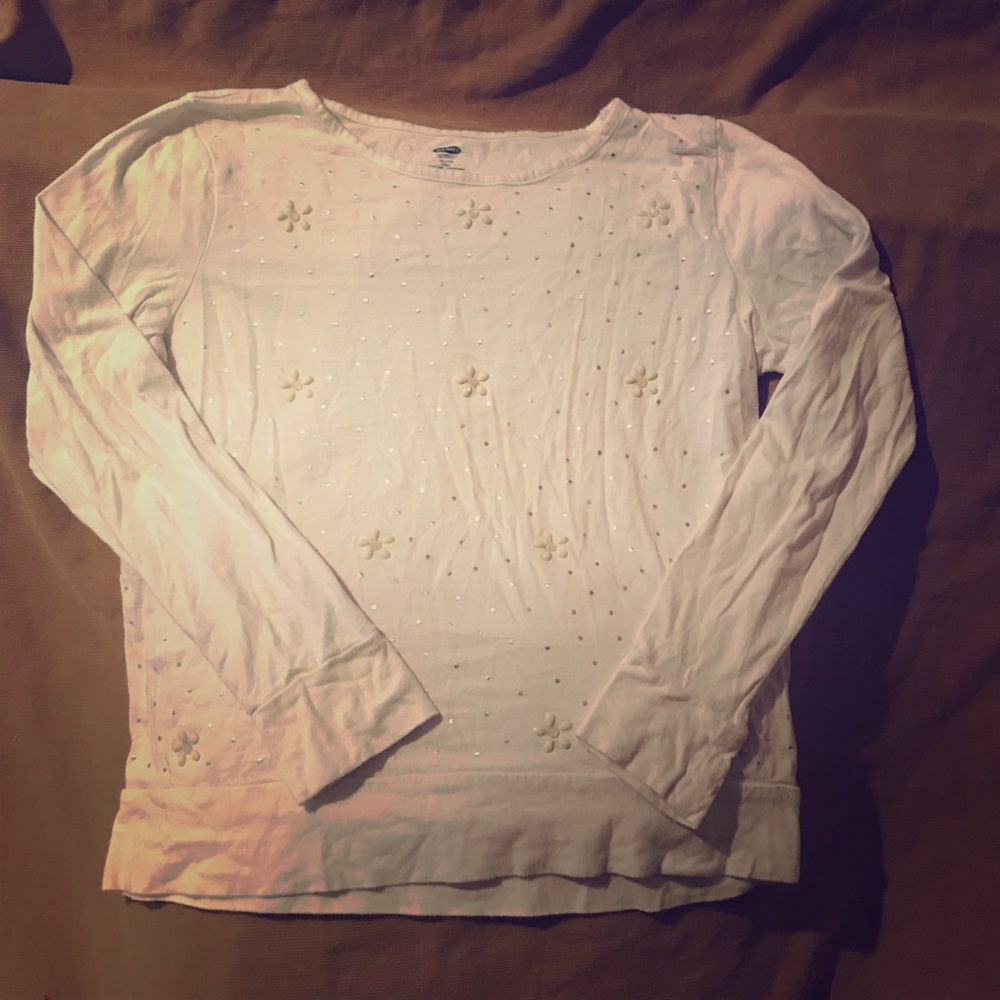 Old Navy Long Sleeved tee with snowflake accents